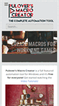 Mobile Screenshot of macrocreator.com