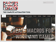 Tablet Screenshot of macrocreator.com